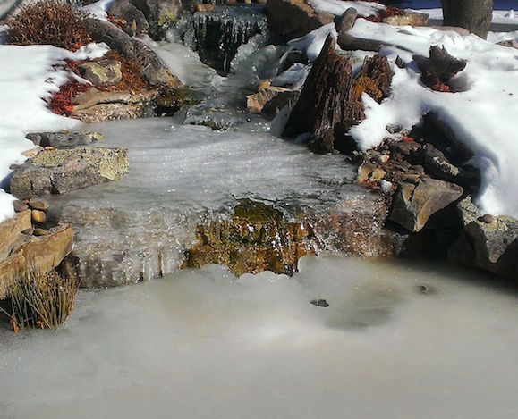 corennes snow pond